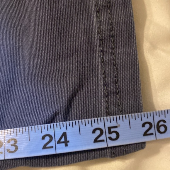 Time And Tru Grey/Blue Cargo Capris Size 10 - Picture 9 of 9